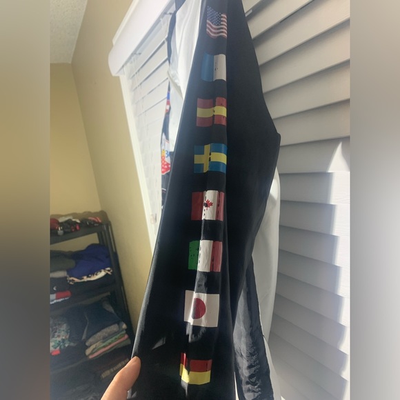 NASA Adult Medium Chemistry Size S Flags 1980 Spacelab Lightweight Hoodie Jacket - Picture 6 of 10